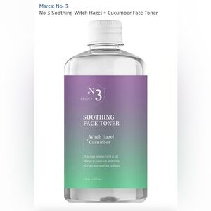 No. 3 Soothing Witch Hazel + Cucumber Toner